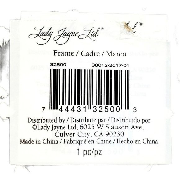 NEW MEOW Photo Frame Lady Jayne Ltd. Black Gold Cat Faces Whiskers 4 x 6 - Picture 3 of 4